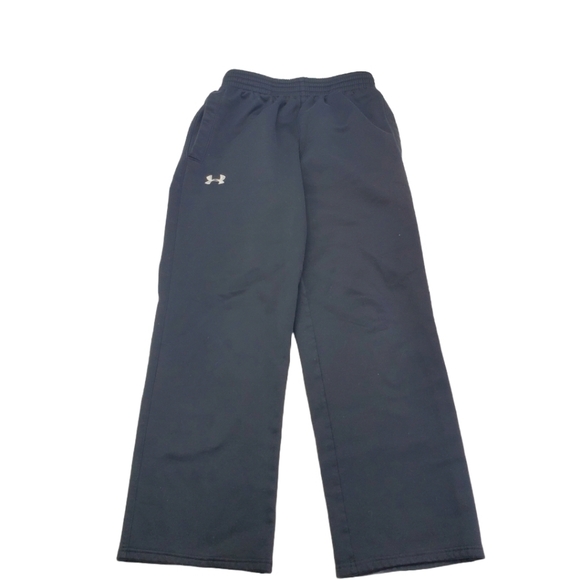 Under Armour Pants Mens Small Black Running Track Joggers Sweatpants - Picture 1 of 9